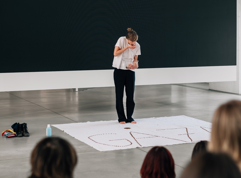 Performadavanje z Natašo Živković, Cukrarna (MGML, SLO), 17. 2. 2026.