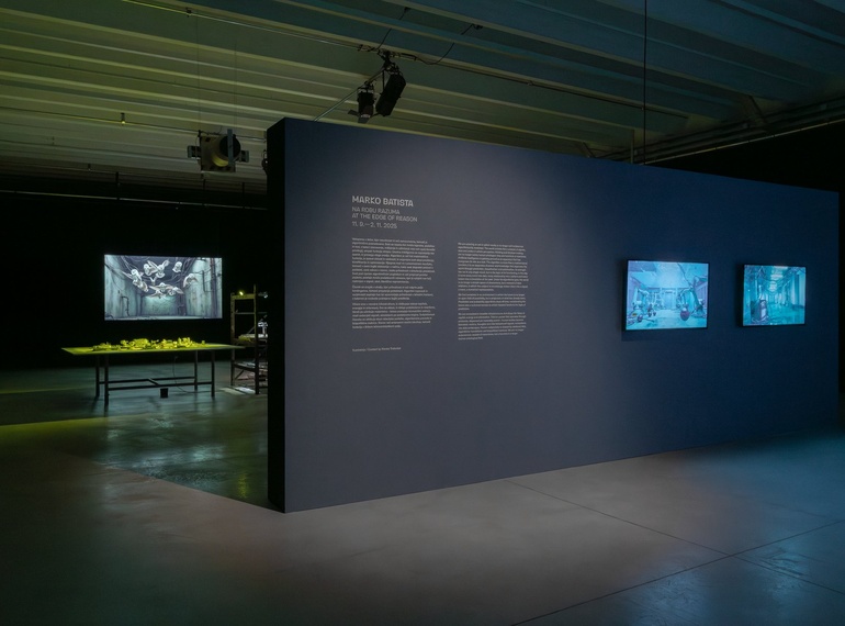 Marko Batista: "At the Edge of Reason", exhibition at Cukrarna Gallery (MGML, SLO), 2025.