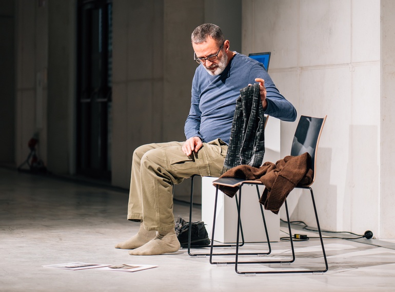 Martine Viale: Untitled (Wanderings), PERFORMATIVA I., Cukrarna Gallery/MGML, 2024.