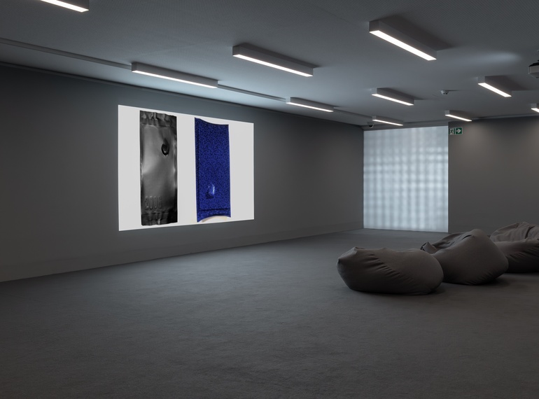 Seth Price: “REDISTRIBUTION” as part of the project “Grey Area” at Cukrarna Gallery (MGML/SLO), February 2025.