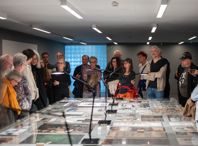 LAIBACH VERBOTEN! skice, matrice, dokumenti, razstava v Sivi coni (MGML, SLO), 2025.