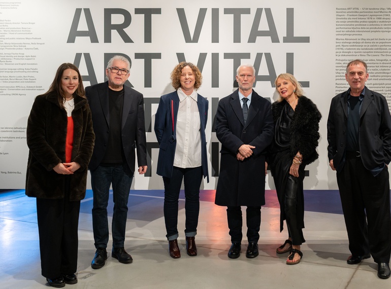 Klaus Biesenbach in conversation with Alenka Gregorič at Cukrarna Gallery, accompanying programme of the exhibition “ART VITAL – 12 Years of the Ulay / Marina Abramović" (MGML, Slovenia), 11. 3. 2026.