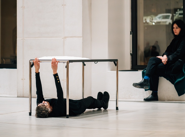 Martine Viale: Untitled (Wanderings), PERFORMATIVA I., Cukrarna Gallery/MGML, 2024.