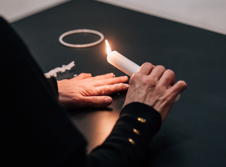 Martine Viale: Untitled (Wanderings), PERFORMATIVA I., Cukrarna Gallery/MGML, 2024.
