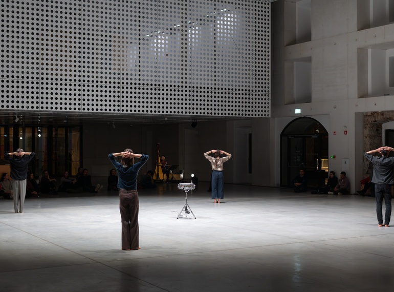 Kristina Aleksova & Anita Wach: Kristina Aleksova & Anita Wach: A Moment When Everything Stops, PERFORMATIVA IV., Cukrarna Gallery/MGML, 2025.