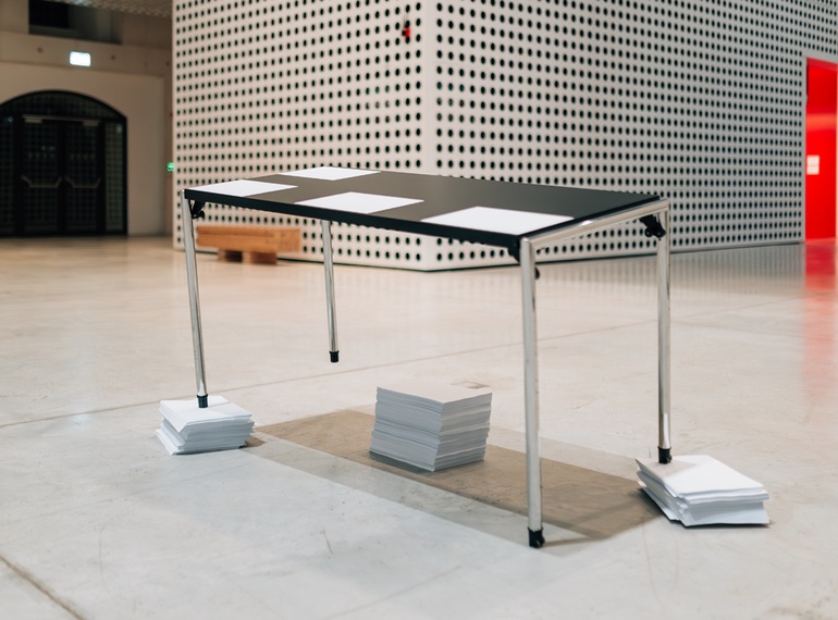 Martine Viale: Untitled (Wanderings), PERFORMATIVA I., Cukrarna Gallery/MGML, 2024.