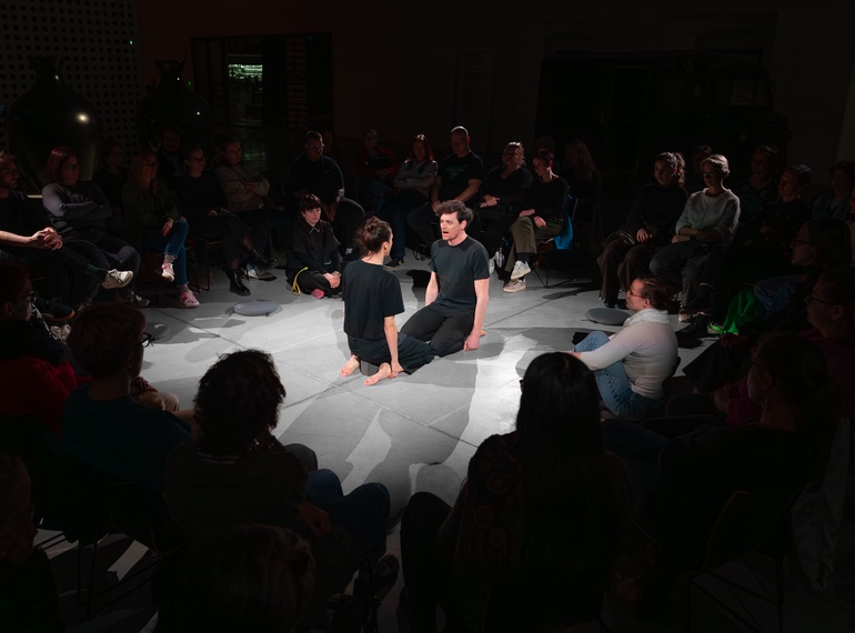 Primož Bezjak & Katarina Stegnar: "AAA-AAA (1978/2026)", program reperformansov ART VITAL – 12 let tandema Ulay / Marina Abramović, Cukrarna / MGML, 8. 3.2026