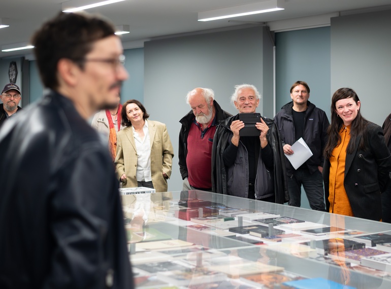 New Collectivism – Books and Catalogues of Visual Art, accompanying programme of the Grey Area project (Cukrarna Gallery/MGML, Slovenia), opening, 22 October 2025.