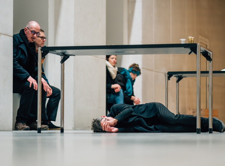 Martine Viale: Untitled (Wanderings), PERFORMATIVA I., Cukrarna Gallery/MGML, 2024.