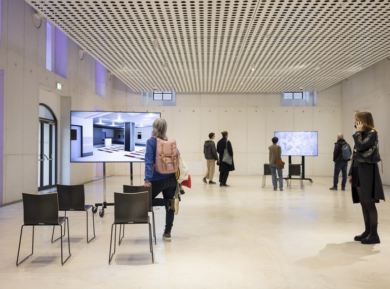 Forensic Architecture, exhibition at the Indigo Festival, Cukrarna / MGML, 10 October 2025.