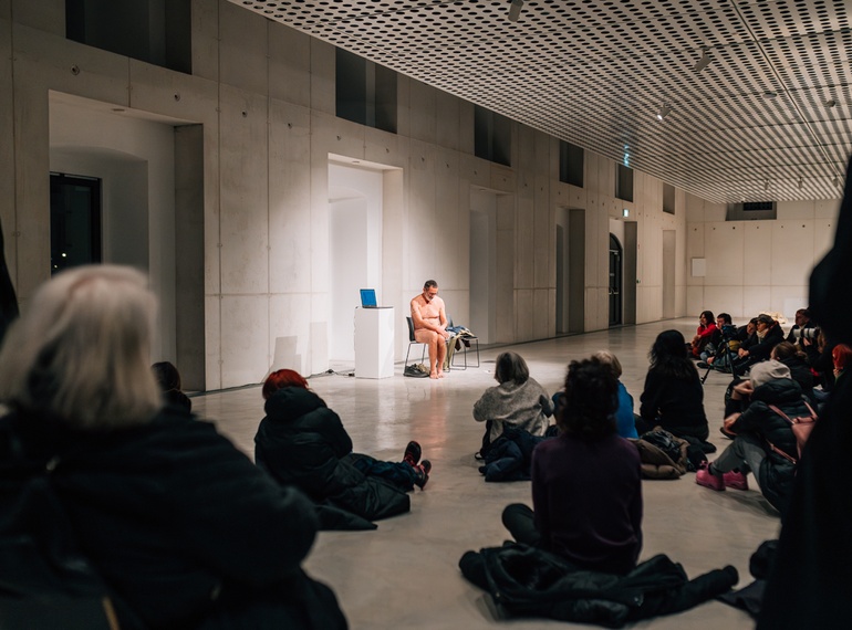 Slaven Tolj: Ljubljana, 25. 1. 2024, PERFORMATIVA I. Cukrarna Gallery/MGML, 2024.