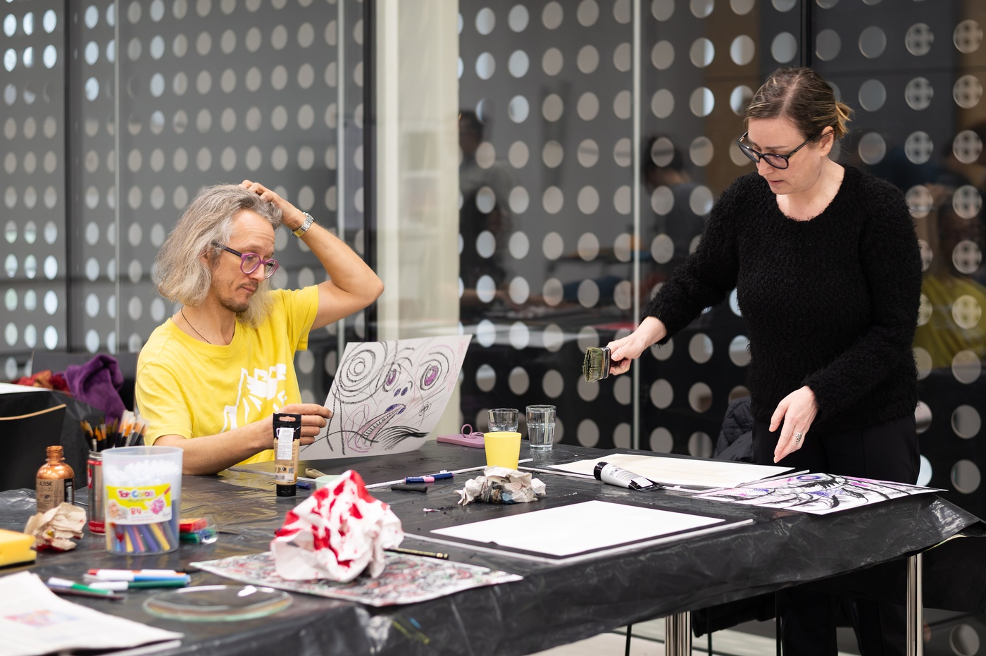 Delavnica čuječega risanja s Petrom Ciuhom