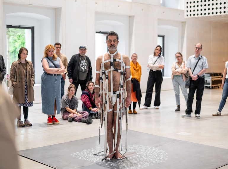Ali Moini: My Paradoxical Knives, PERFORMATIVA V., Cukrarna Gallery/MGML, 2025.