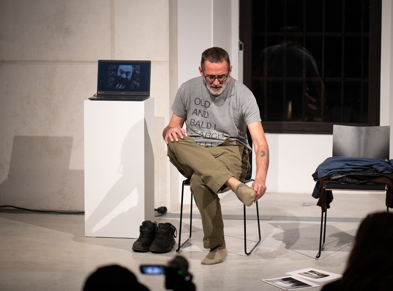 Slaven Tolj: Ljubljana, 25. 1. 2024, PERFORMATIVA I. Cukrarna Gallery/MGML, 2024.