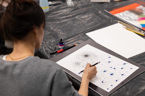 Delavnica čuječega risanja s Petrom Ciuhom