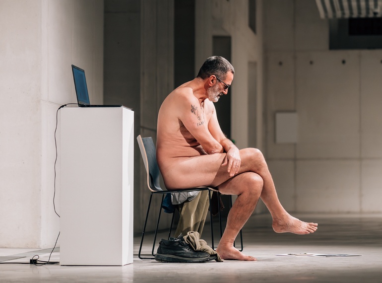 Slaven Tolj: Ljubljana, 25. 1. 2024, PERFORMATIVA I. Cukrarna Gallery/MGML, 2024.