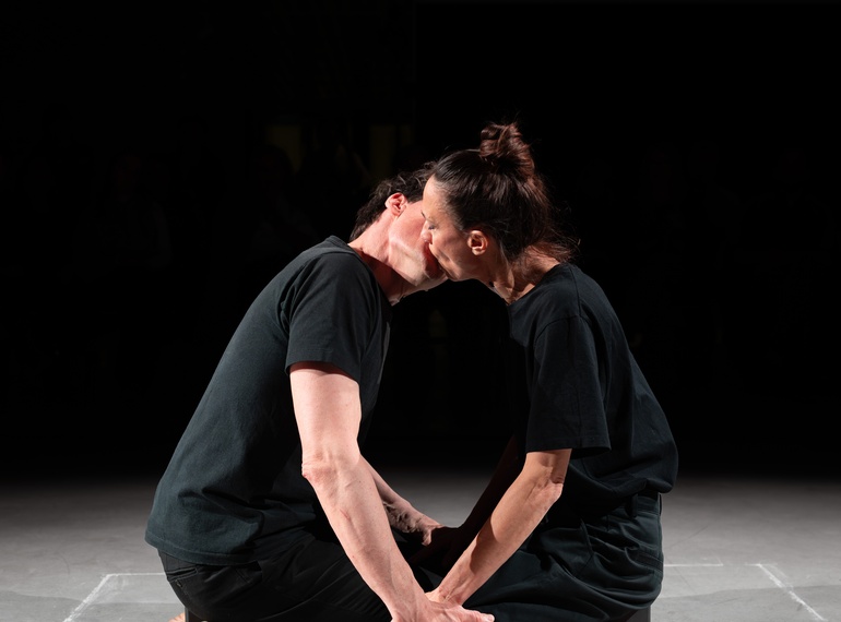 Primož Bezjak & Katarina Stegnar: »Breathing In/Breathing Out«, re-performances programme ART VITAL – 12 Years of Ulay / Marina Abramović, Cukrarna Gallery / MGML