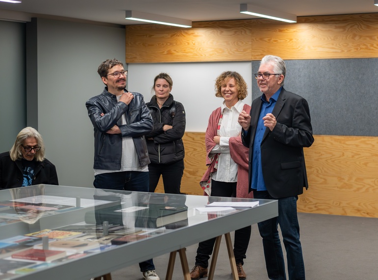 New Collectivism – Books and Catalogues of Visual Art, accompanying programme of the Grey Area project (Cukrarna Gallery/MGML, Slovenia), opening, 22 October 2025.