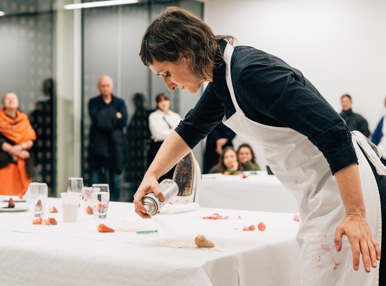 Eva Meyer-Keller: Death Is Certain, PERFORMATIVA IV., Cukrarna Gallery/MGML, 2025.