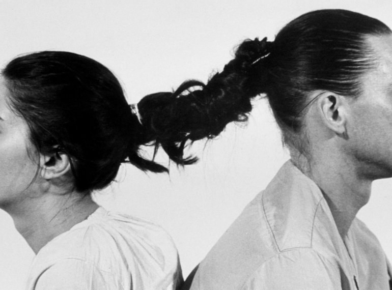 Ulay / Marina Abramović: "Relation in Time", performance (17 Hours). Studio G7, Bologna, Italy, 1977.