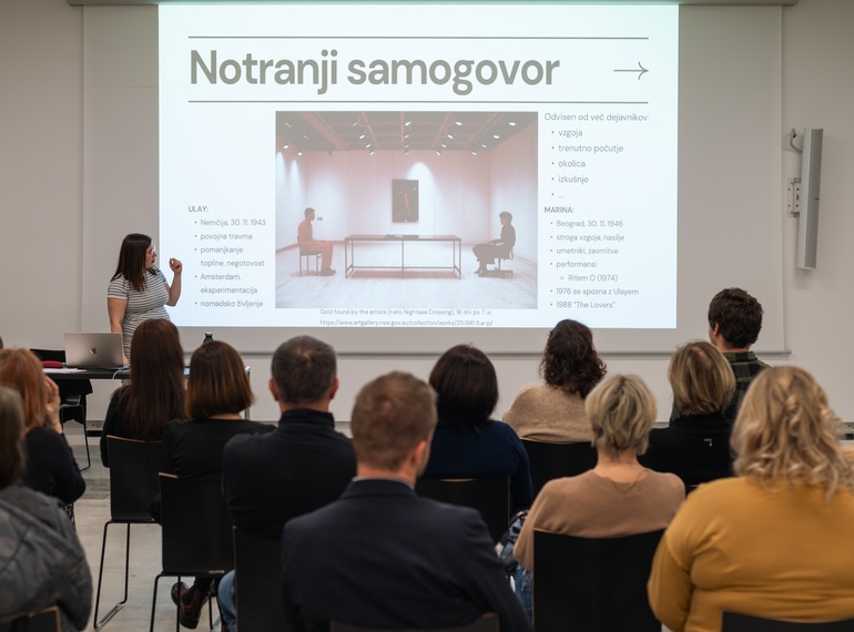 Miselna prožnost in ustvarjanje odnosov – Interaktivno predavanje, spremljevalni program razstave ART VITAL (MGML, SLO), 12. 2. 2026.
