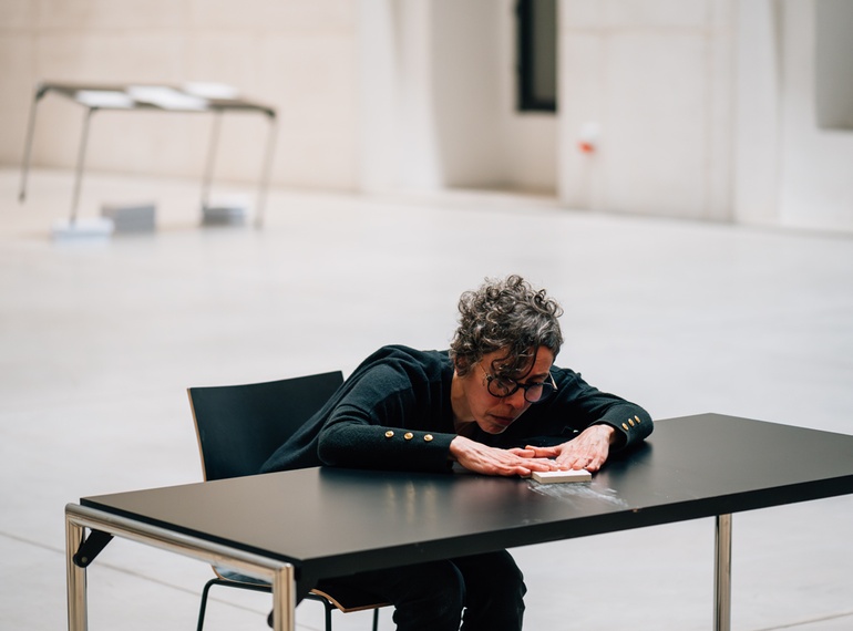 Martine Viale: Untitled (Wanderings), PERFORMATIVA I., Cukrarna Gallery/MGML, 2024.