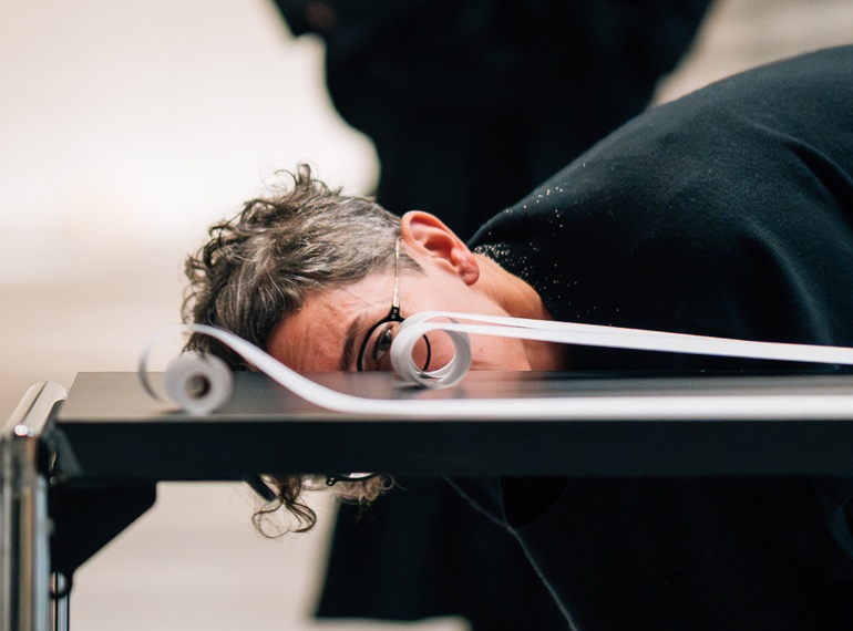 Martine Viale: Untitled (Wanderings), PERFORMATIVA I., Cukrarna Gallery/MGML, 2024.